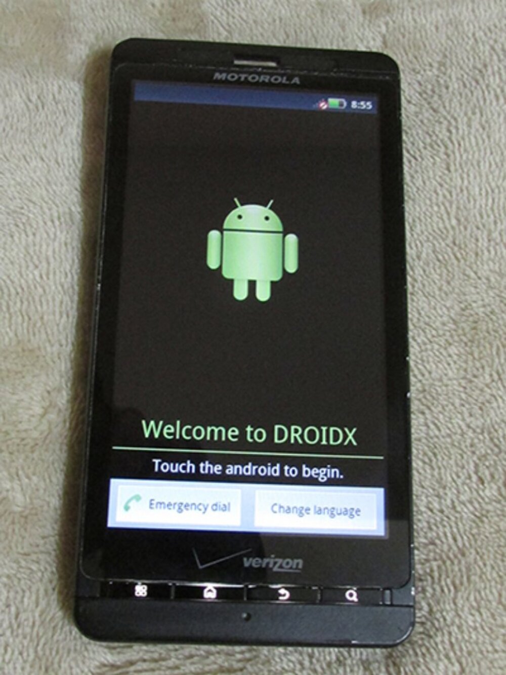 Motorola Droid X (Black) Verizon 4G Smartphone *Factory Reset*